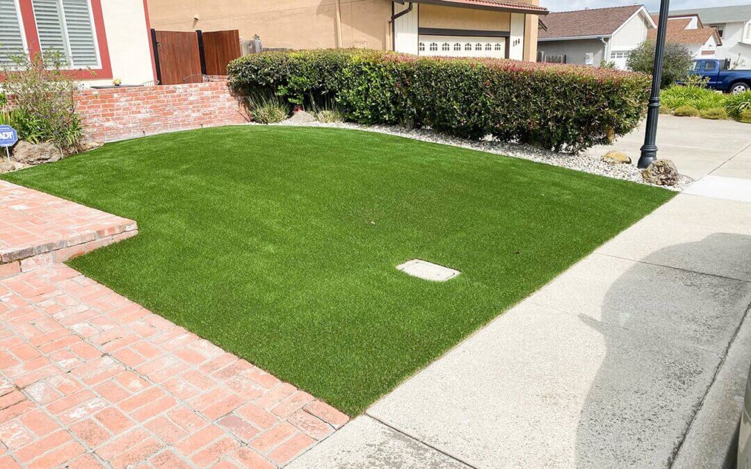 residential landscaping artificial turf