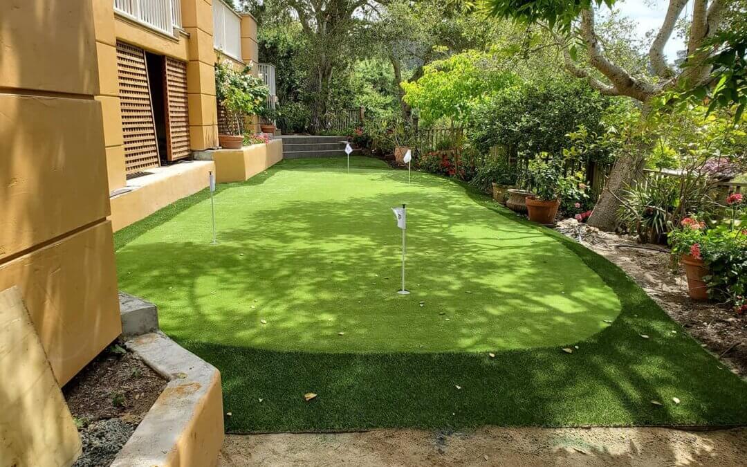 backyard putting green artificial turf